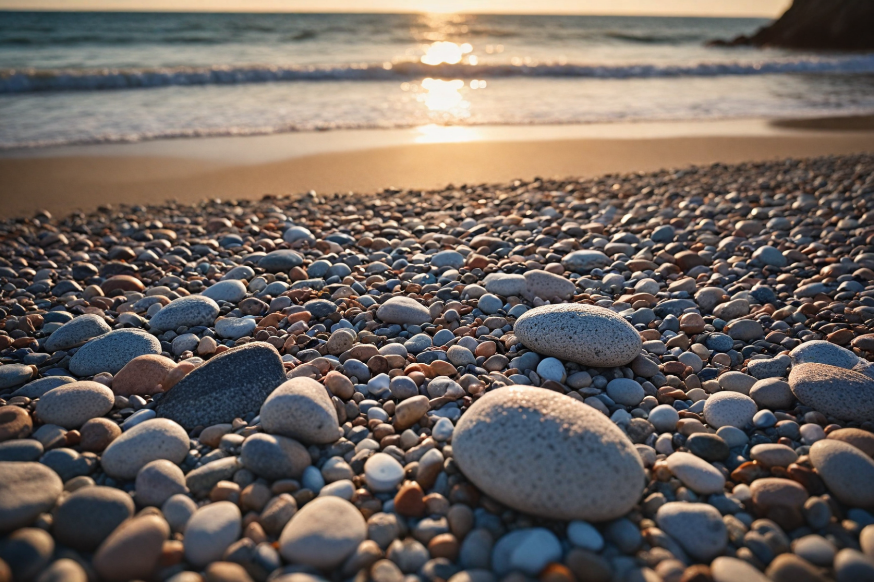 pebbles on a beach